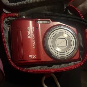 Kodak Red Digital Camera with 5X Optical Zoom